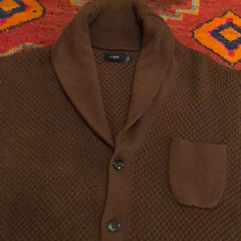 J Crew brown casual/dress sweater/EUC